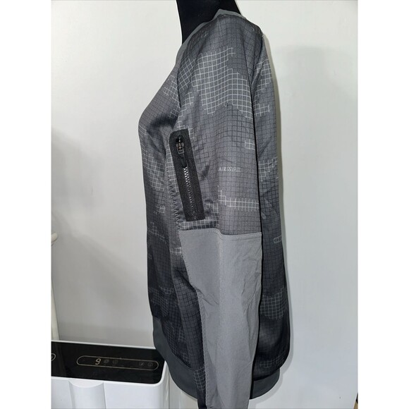 Nike Mens Size Med Air Max Camo Crew Sweatshirt Sportsear Club CZ2830 068 Gray - Picture 6 of 10